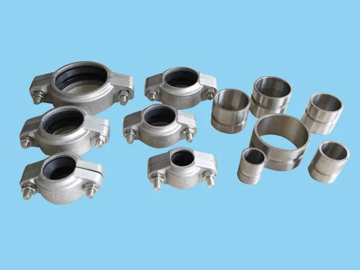 Stainless Steelwater Treatment Spare Parts Hardware Fitting All Size High Pressure Victaulic Coupling